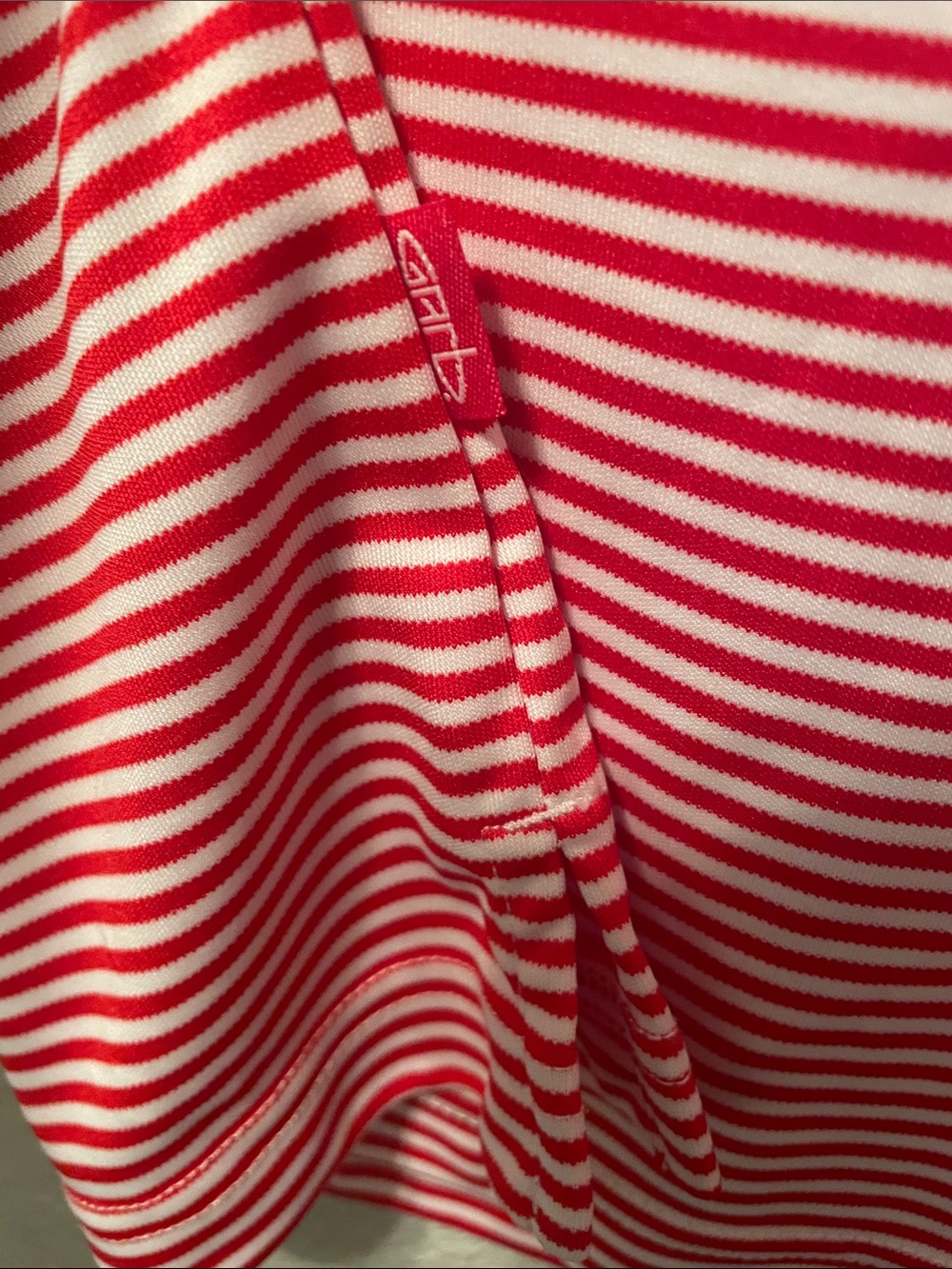 Georgia Garb Bulldogs Youth Red & White Striped boys Polo Shirt - Picture 3 of 7